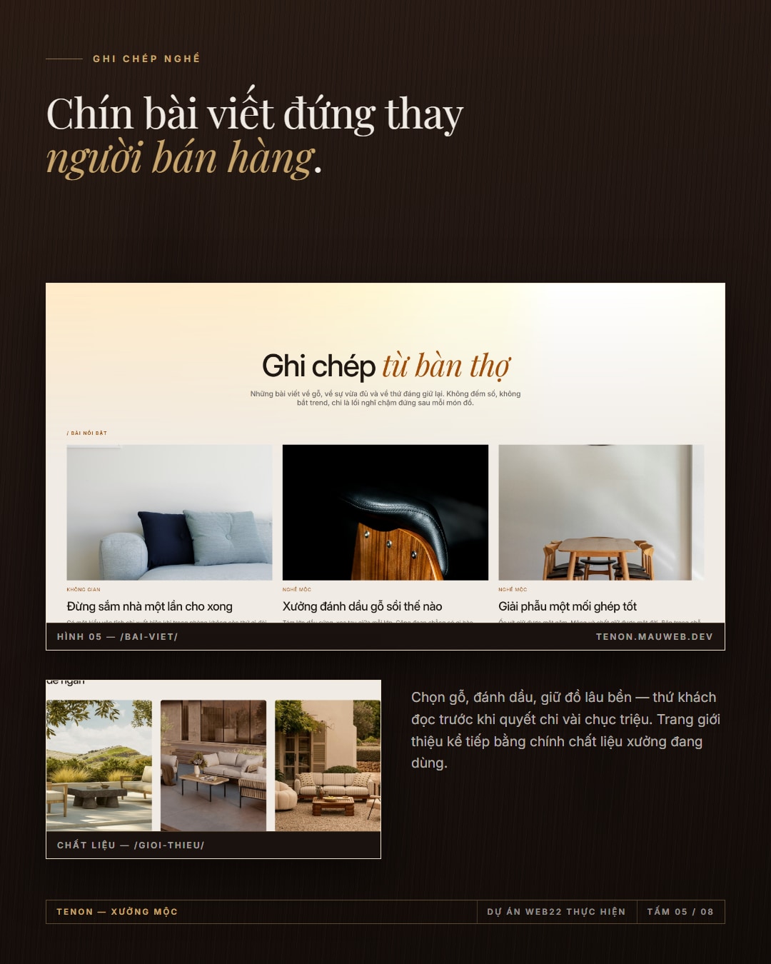 Nội thất gỗ TENON — tấm 5